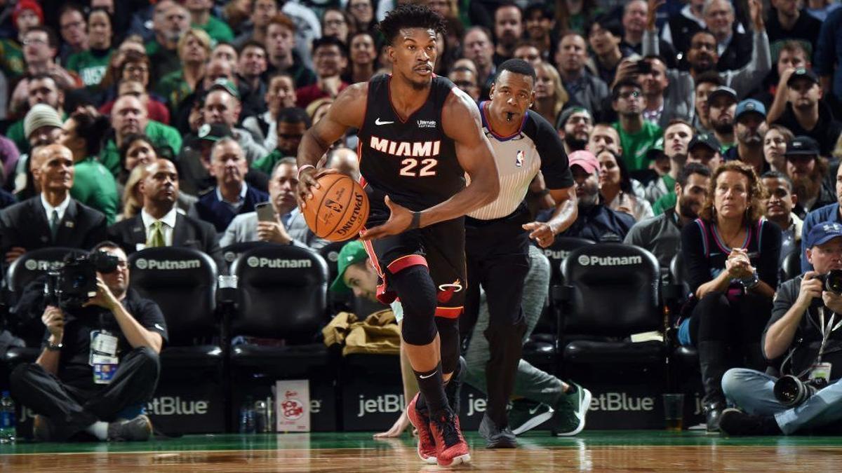 Jimmy Butler, de los Miami Heat.