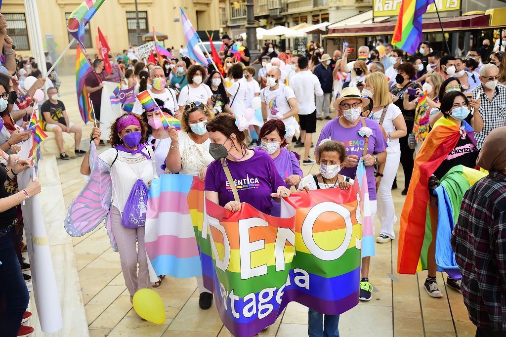 Marcha del colectivo LGTBI+ en Cartagena.