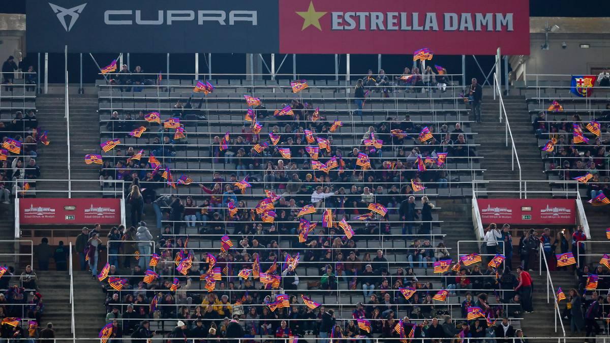 Imagen del público de Montjuïc esta temporada