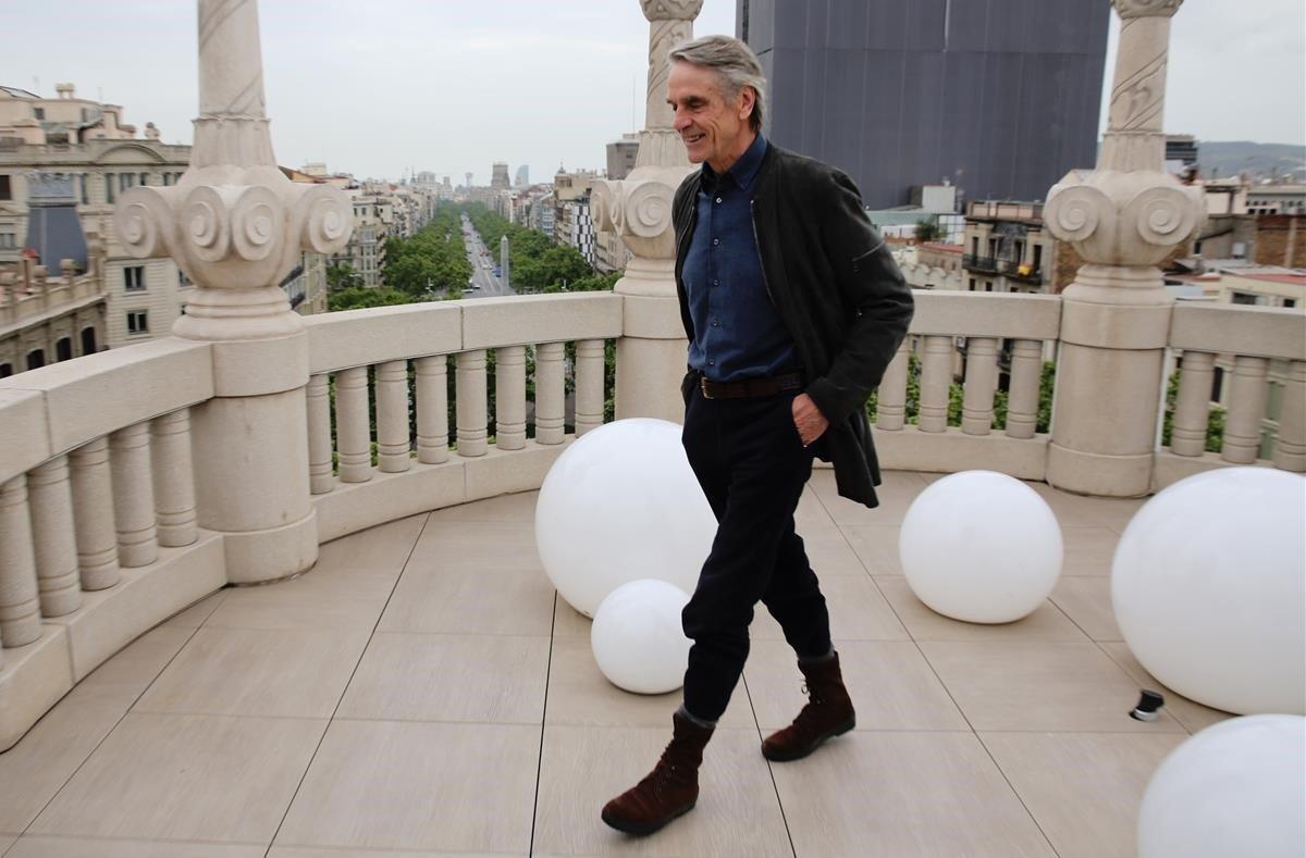 Jeremy Irons, en 2019 el BCN Film Fest.