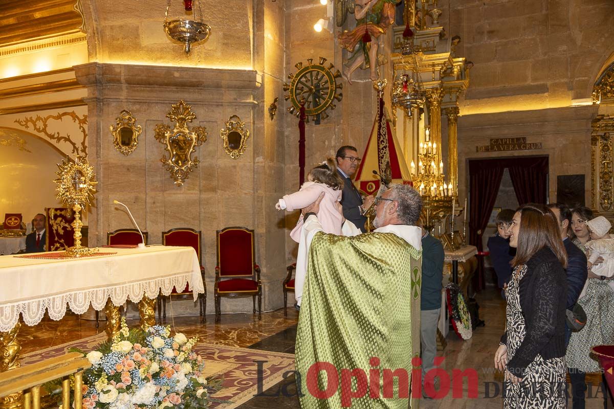 Presentación a la Vera Cruz de Caravaca de los niños nacidos en 2023