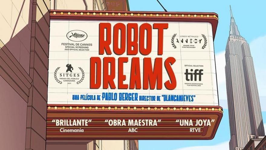 &quot;Robot dreams&quot; se impone a dos películas de animación valencianas