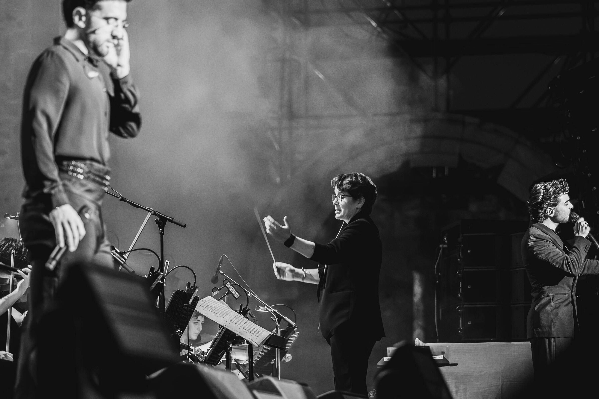 El concierto de Il Volo en el Teatro Romano de Mérida, en imágenes