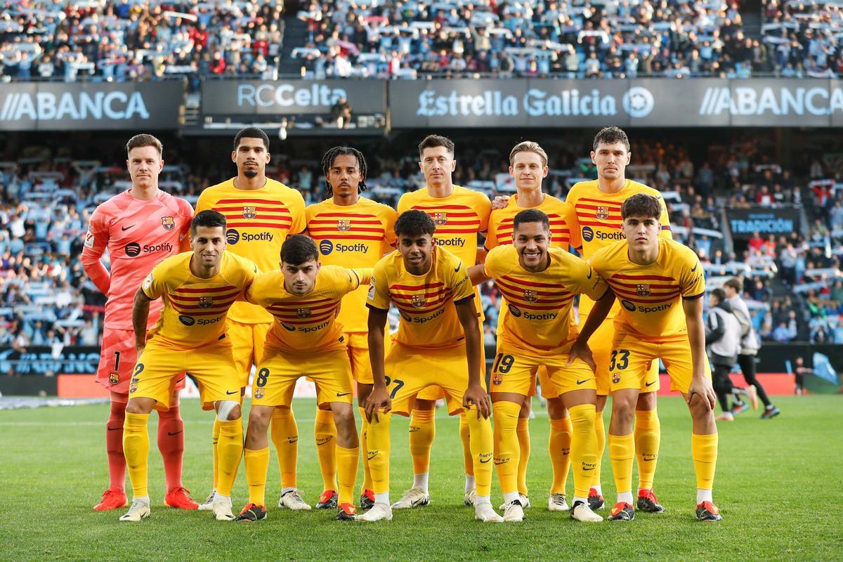El 1x1 del FC Barcelona ante el Celta, al descanso