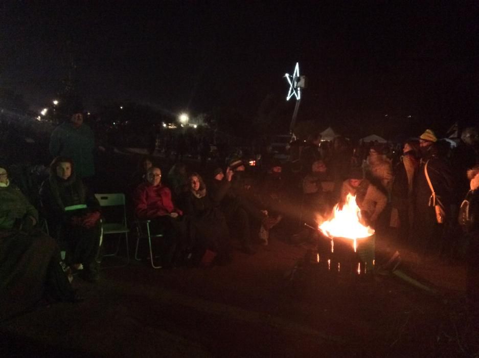 Prop de 3000 persones celebren el Cap d'Any a l'es