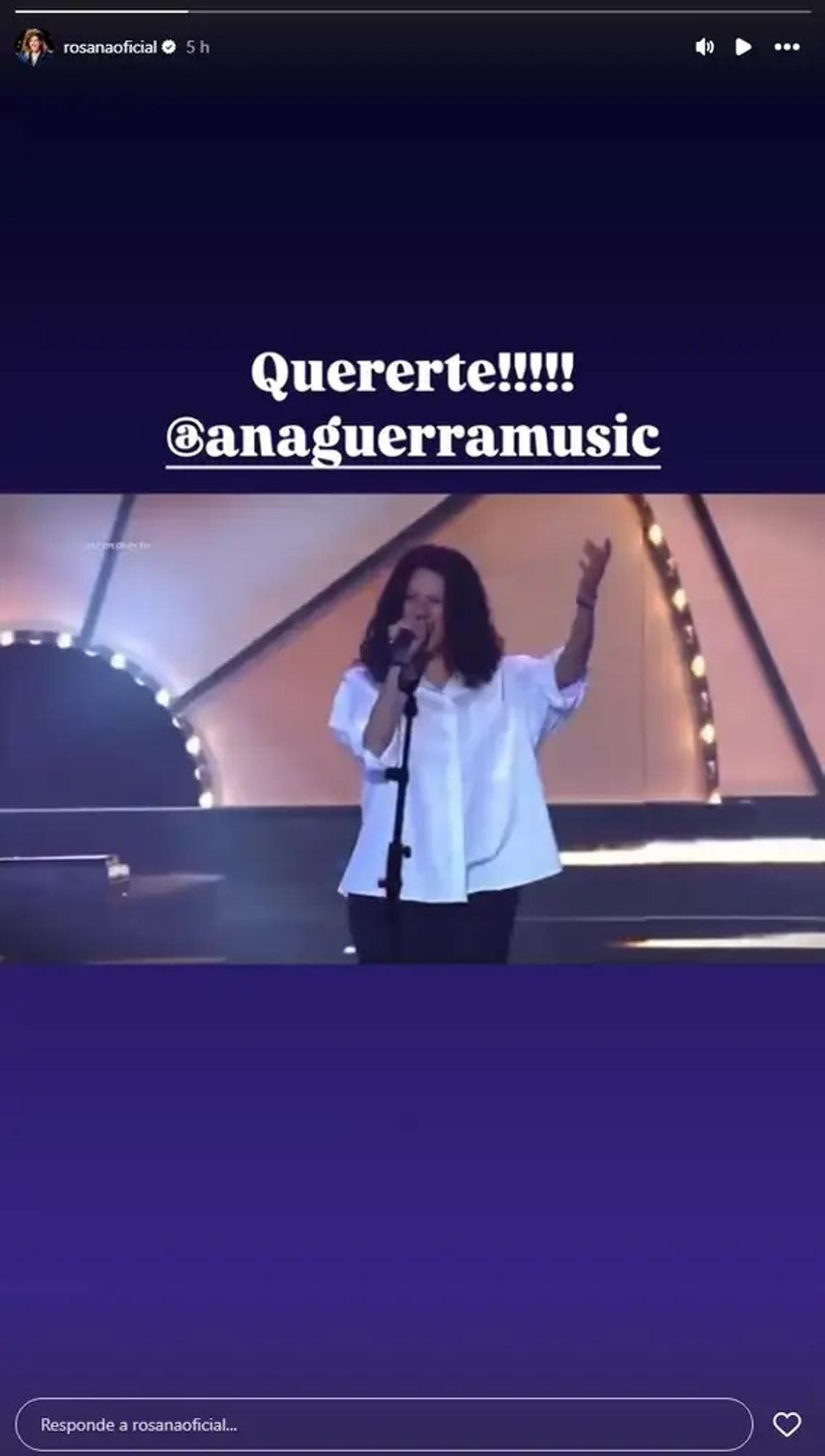 Imitación de Ana Guerra de Rosana