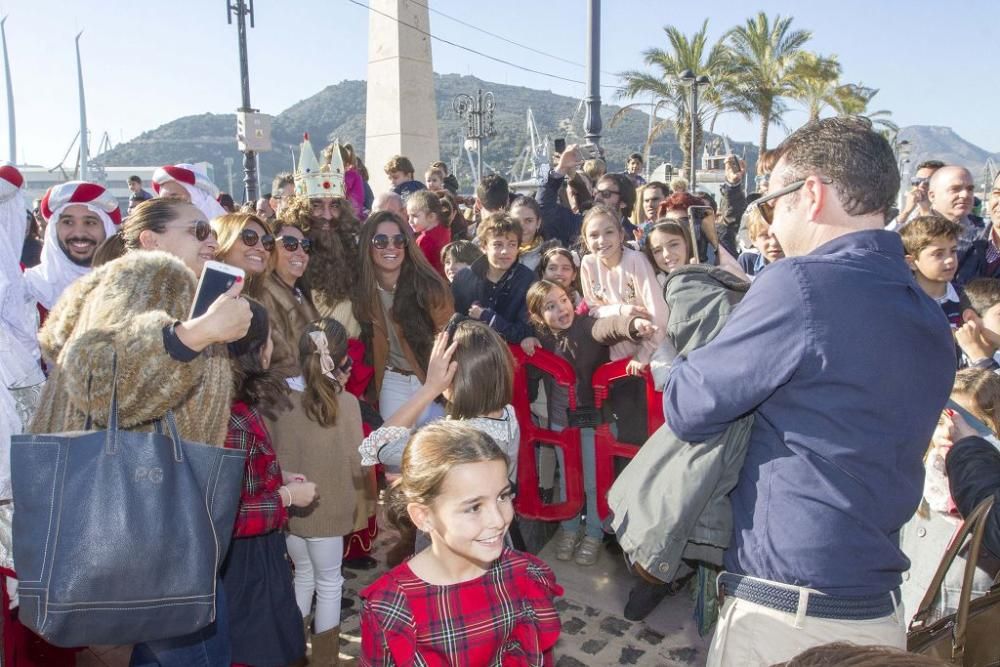 Los Reyes Magos desembarcan en Cartagena