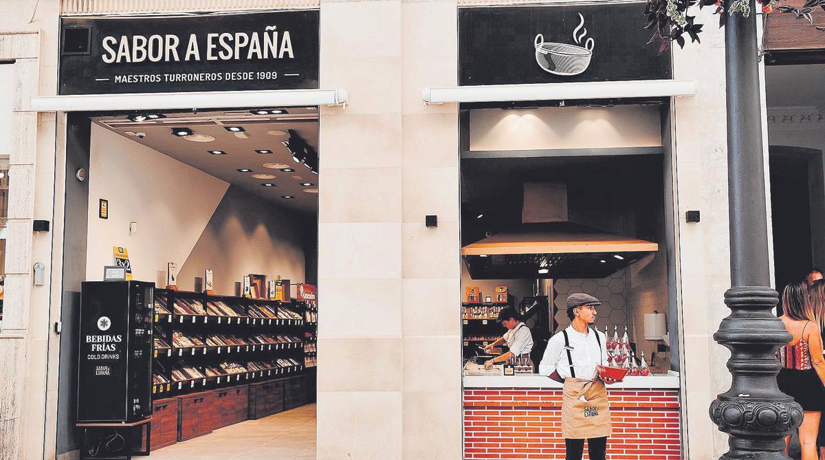 Una de las tiendas de 'Sabor a España'.