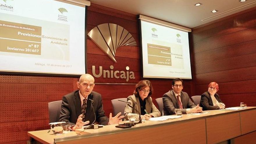 La presentación del informe de Unicaja..