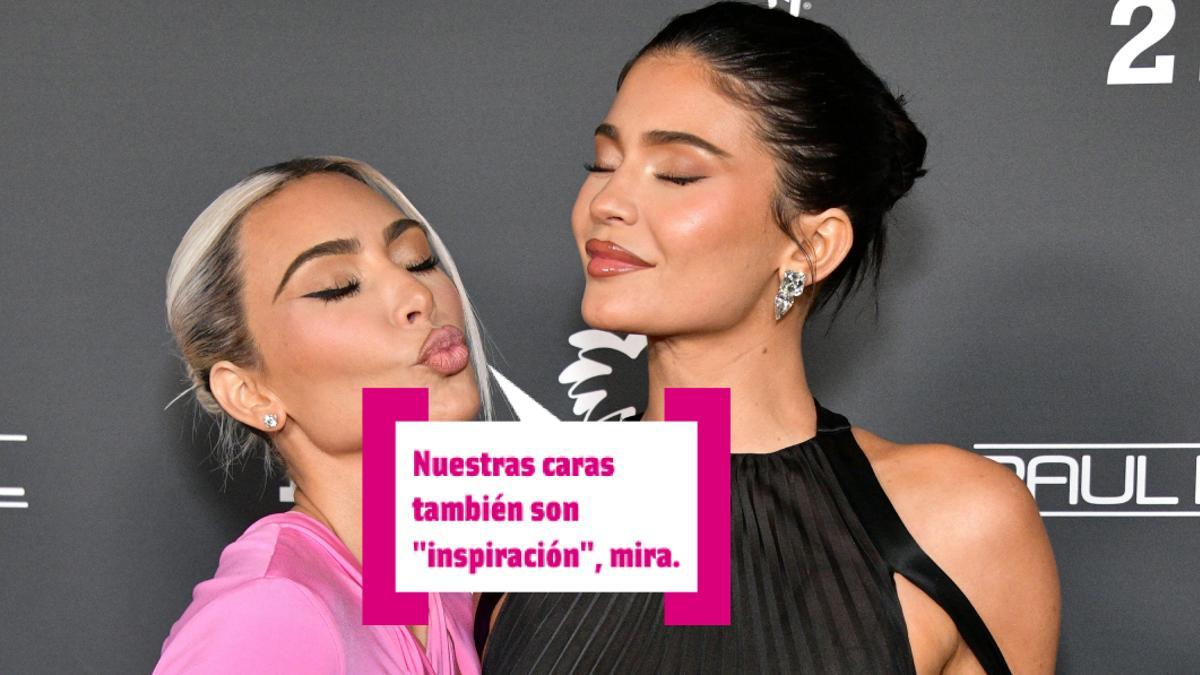 Kim Kardashian y Kylie Jenner son inspiración y copia