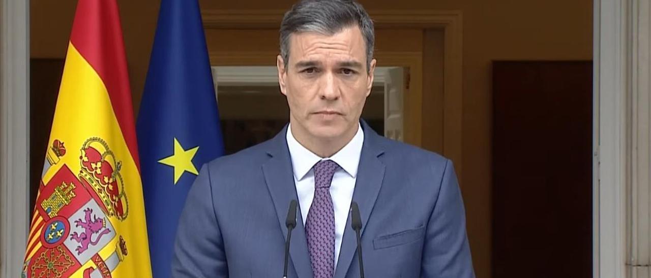 Sánchez anuncia el adelanto de las generales al 23 de julio