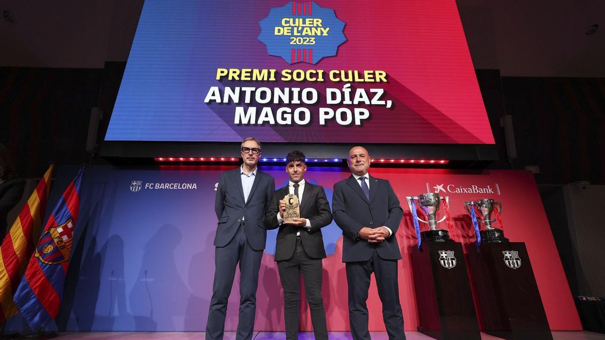 El Mago Pop: "Este premio me hace mucha ilusión a mí pero también a mi padre que es mucho del Barça"
