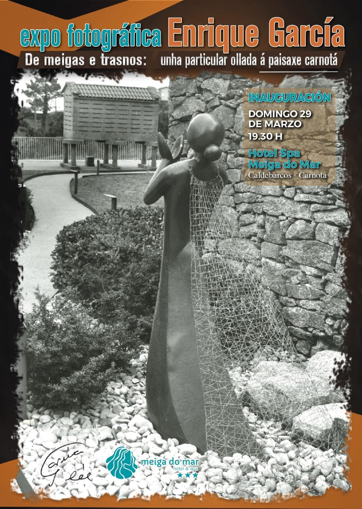 Cartel promocional da nova exposición de Enrique García.