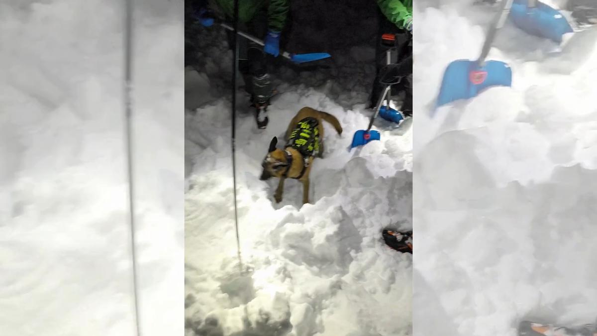 VÍDEO | Así ha sido el rescate del montañero fallecido por un nuevo alud en el valle de Bielsa