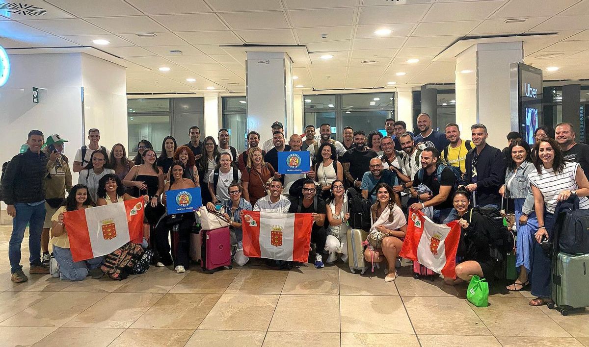 Expedición gomera participante en el programa de La 1.