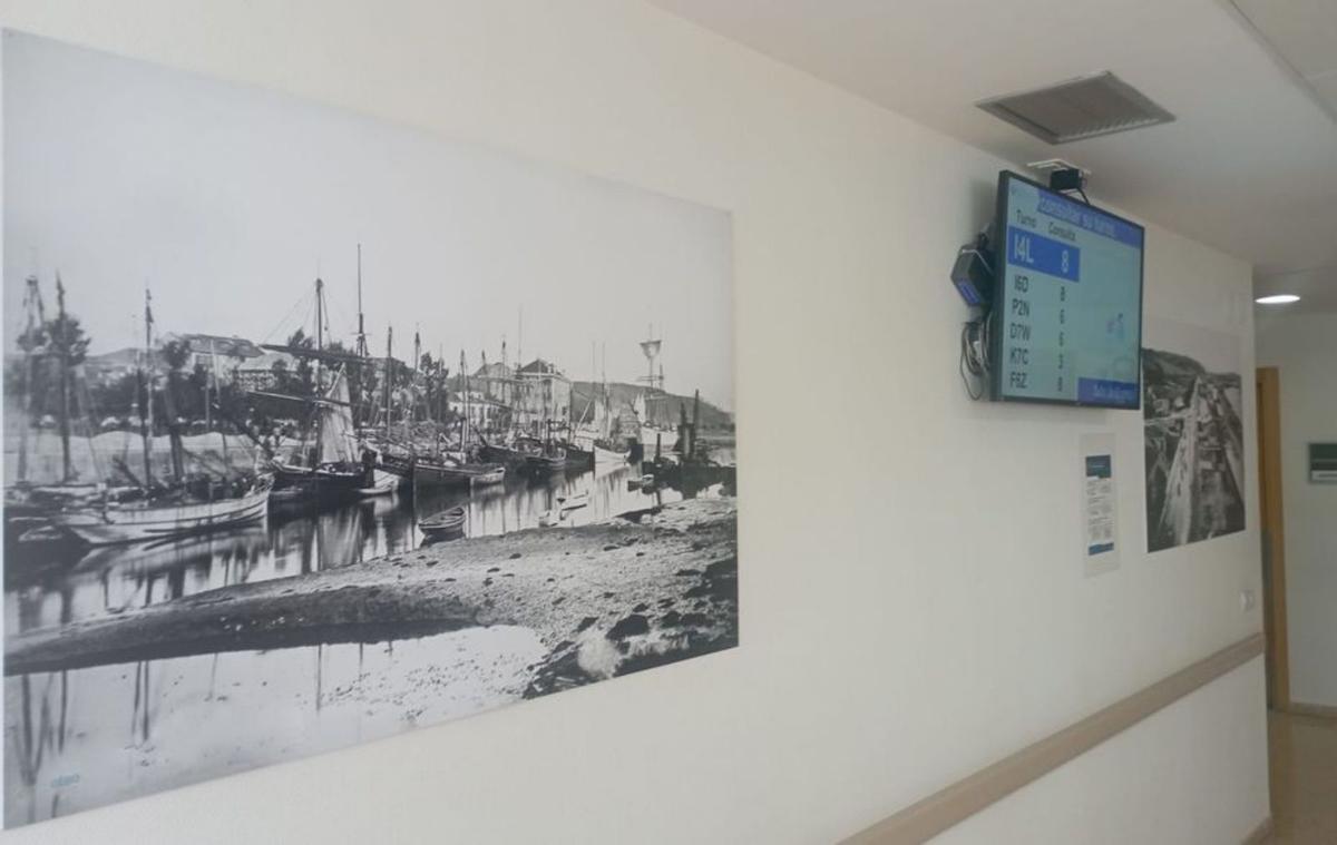 Una de las fotografías que decoran el hospital San Agustín. | N. V.