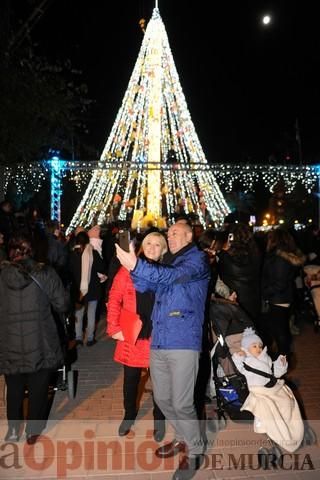 Encendido del Gran Árbol de Navidad de la Plaza Circular de Murcia