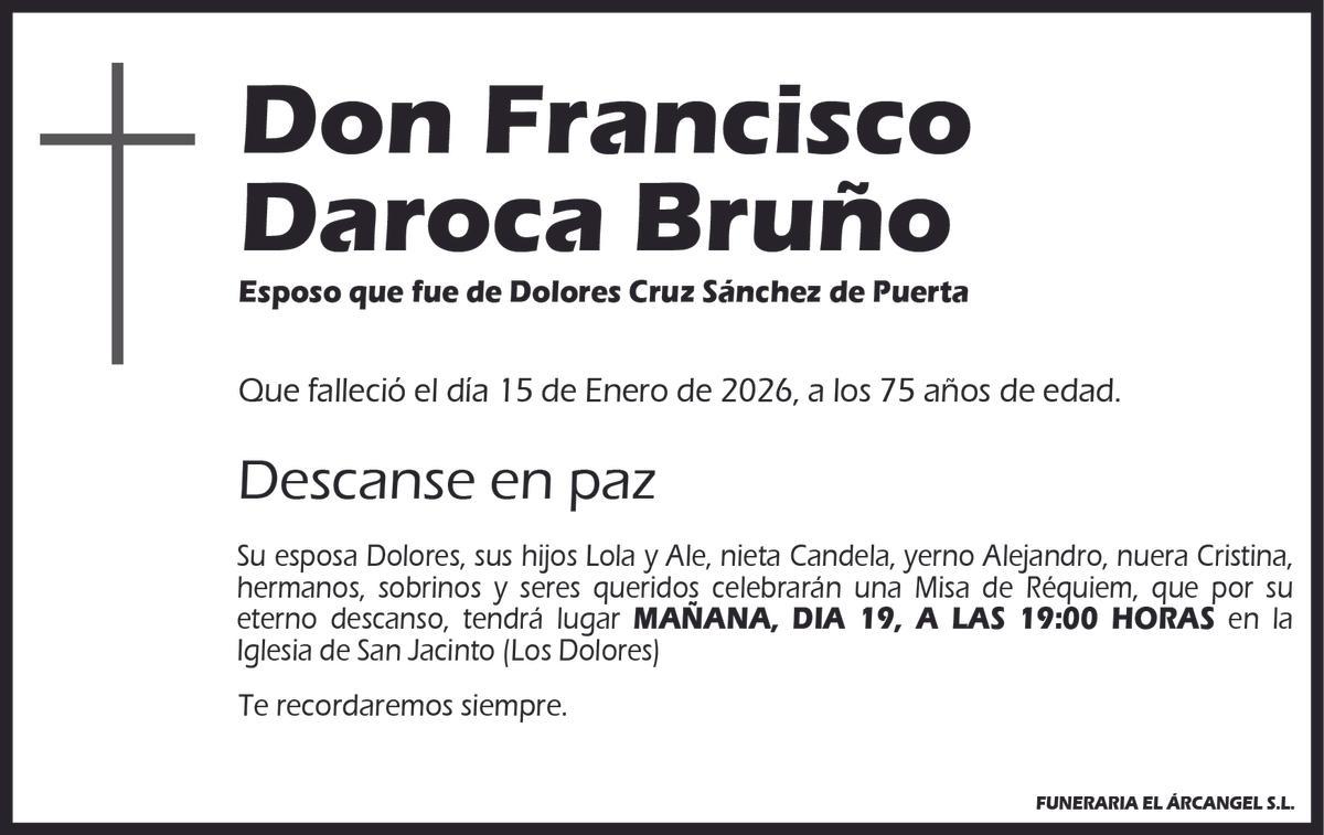 Francisco Daroca Bruño