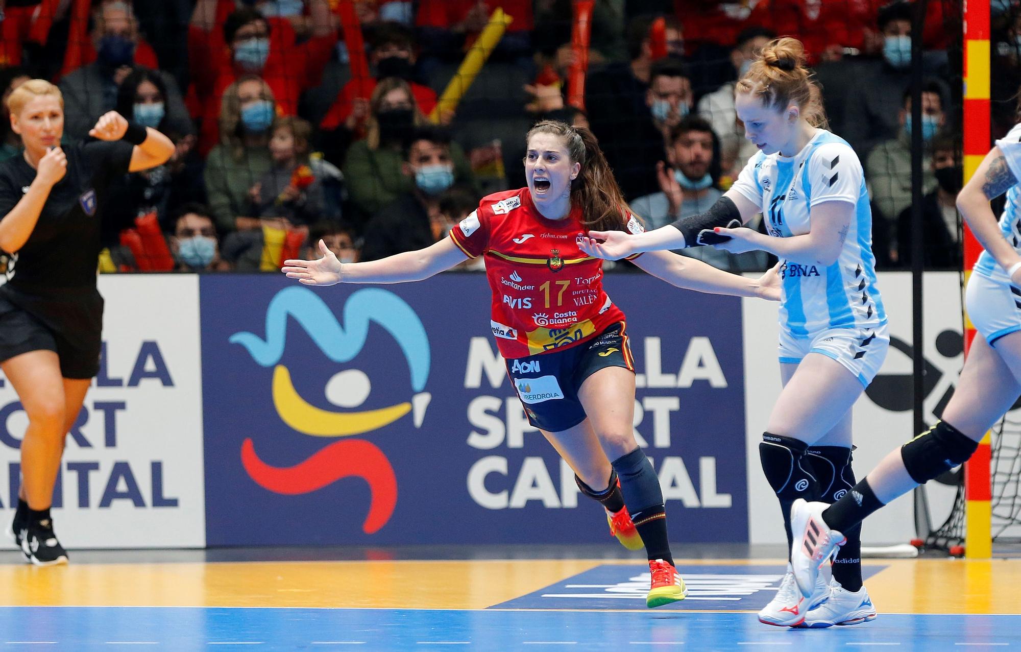 Victoria de España ante Argentina en su estreno en el Mundial femenino