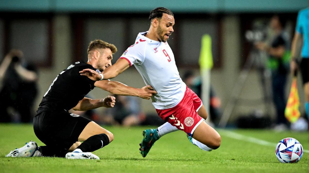 Martin Braithwaite volvió a ser titular con Dinamarca en la victoria en Austria