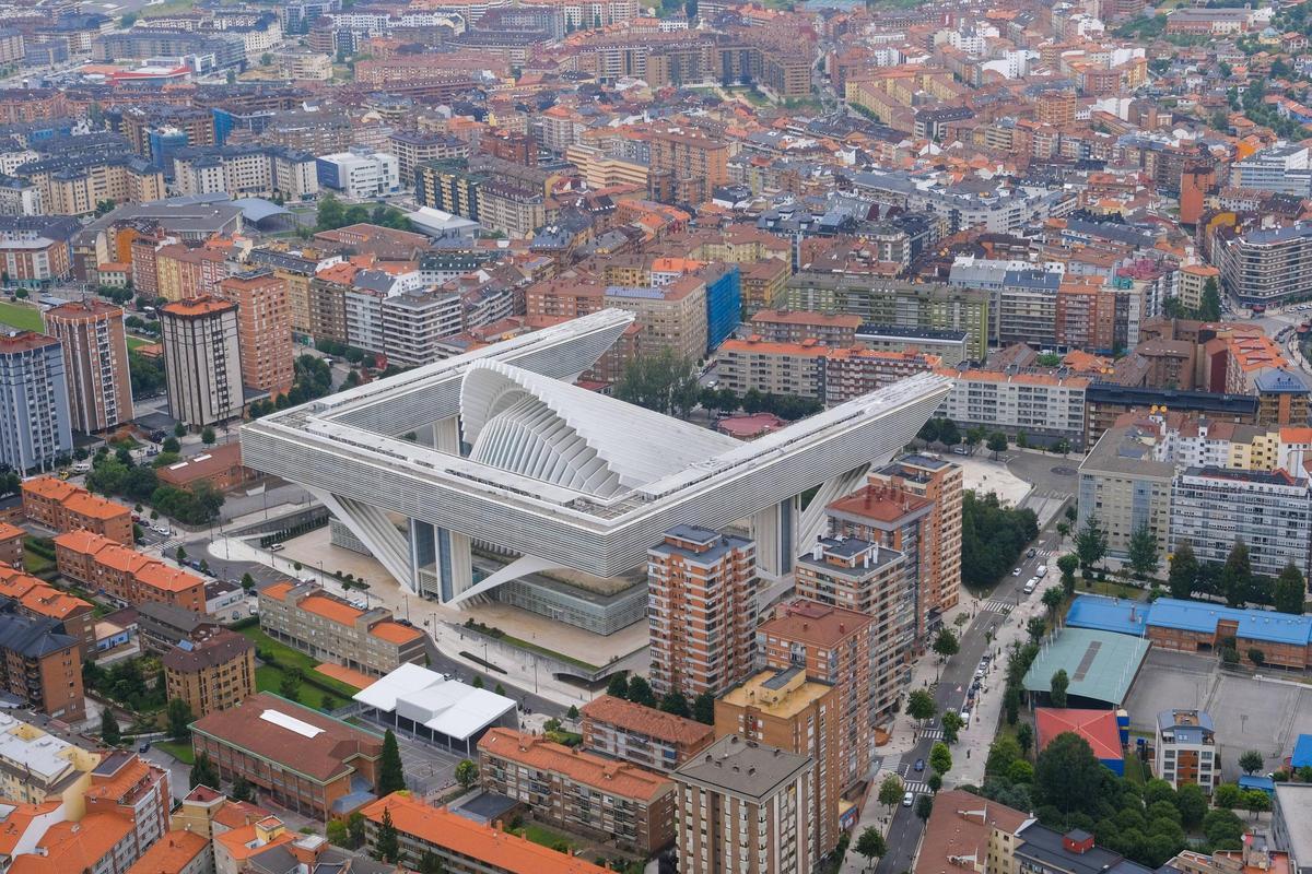 Una vista aérea del Calatrava.