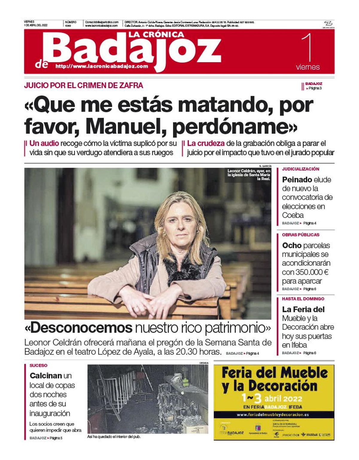 Consulta la portada correspondiente al día 1 de abril del 2022
