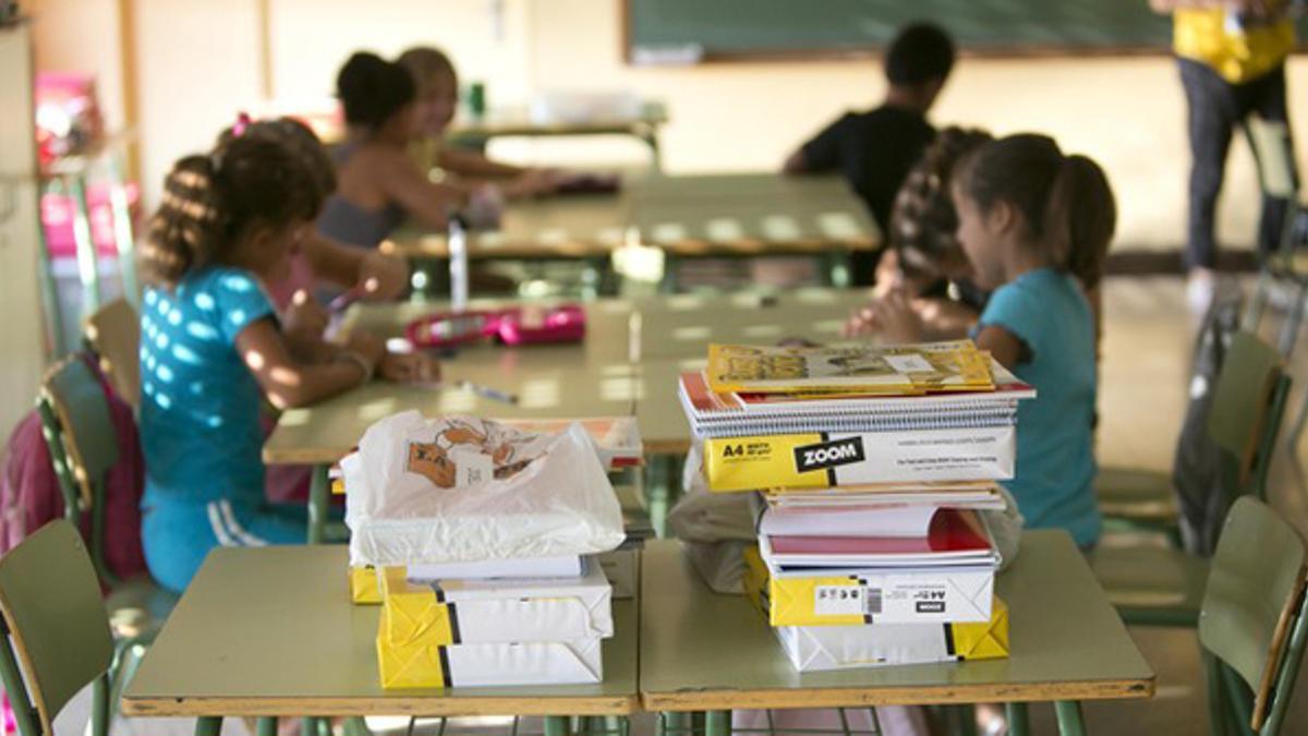 Los alumnos españoles de 9 años, por debajo de la media de la UE en lectura, matemáticas y ciencias