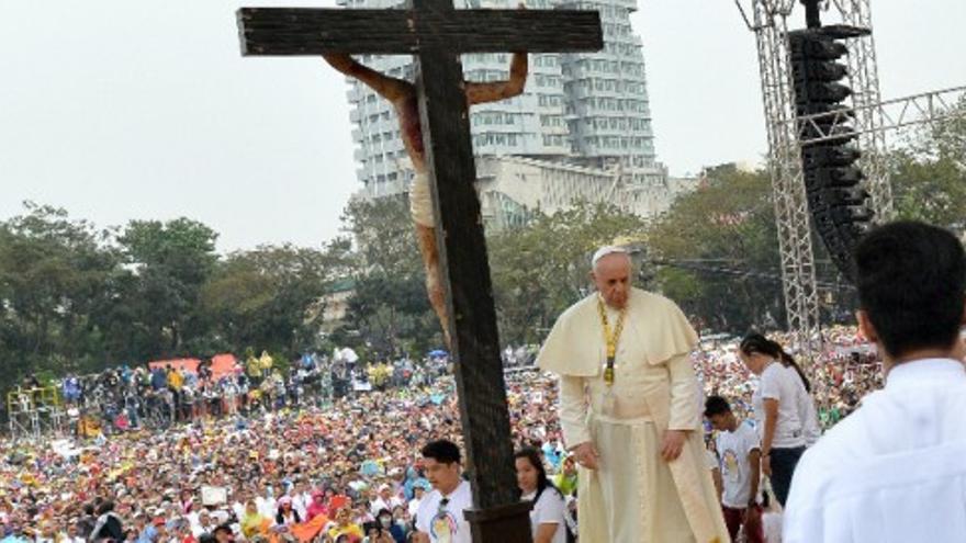 Multitudinaria misa del Papa Francisco