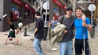 "¡Está ahí El Rubius!", el sorprendente encuentro en Gijón entre dos jóvenes y el famoso youtuber
