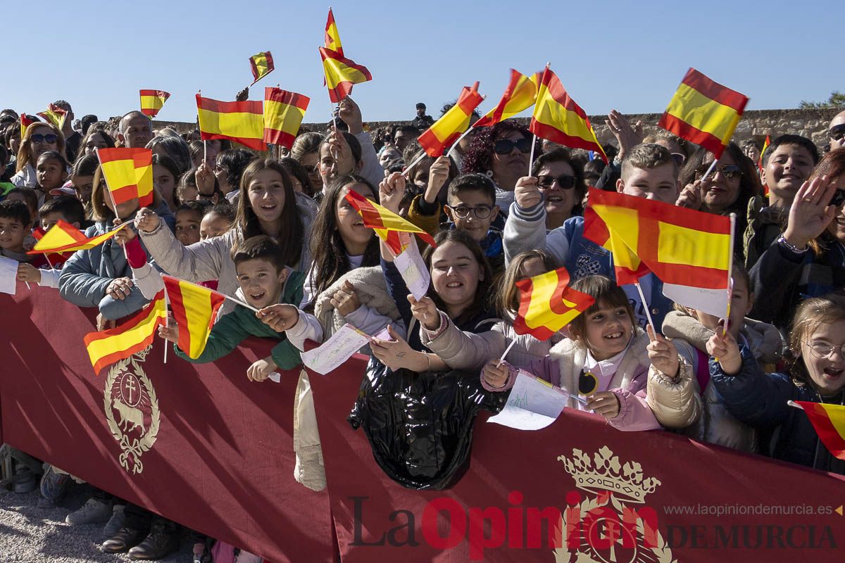 Visita de los reyes de España a Caravaca (explanada de la Basílica)