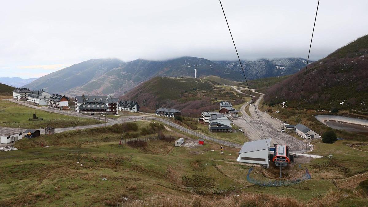 La estación de Pajares, ya cerrada esta semana.