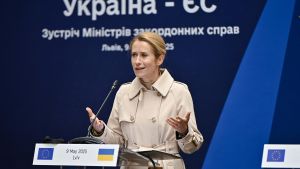 La Alta Representante de Asuntos Exteriores de la Unión Europea, Kaja Kallas