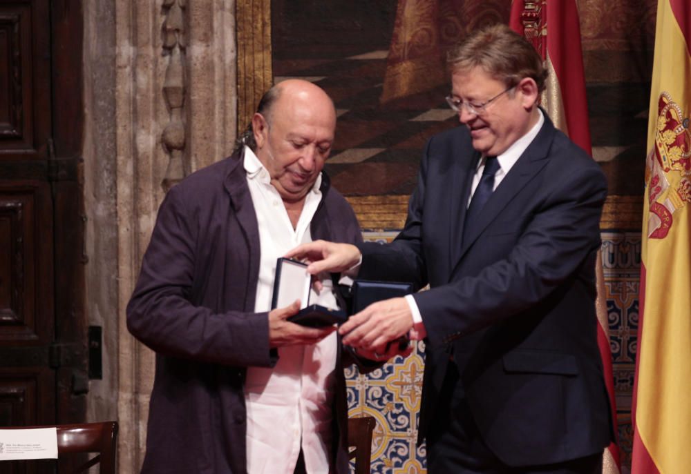 Acto institucional por el 9 d'Octubre en el Palau de la Generalitat