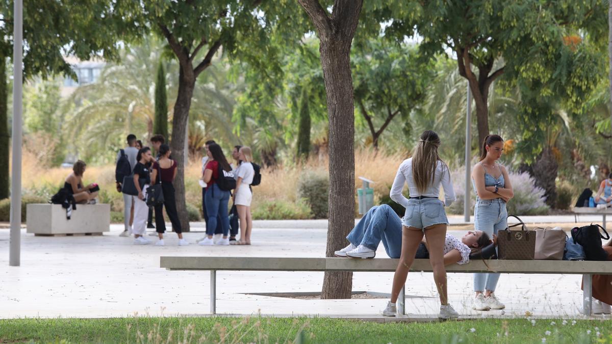 Una imagen de la UMH de Elche del inicio ayer del curso académico