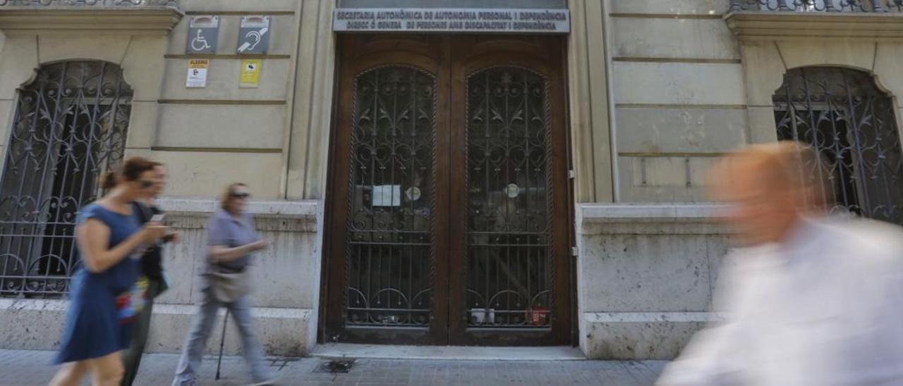 Edificio señorial de la calle Colón.