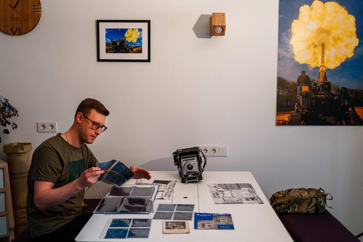 Arsenii Gerasymenko, un fotógrafo en el frente en Ucrania