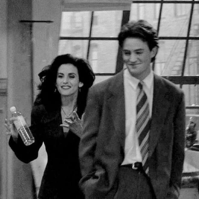 Chandler y Monica, la icónica pareja de la serie