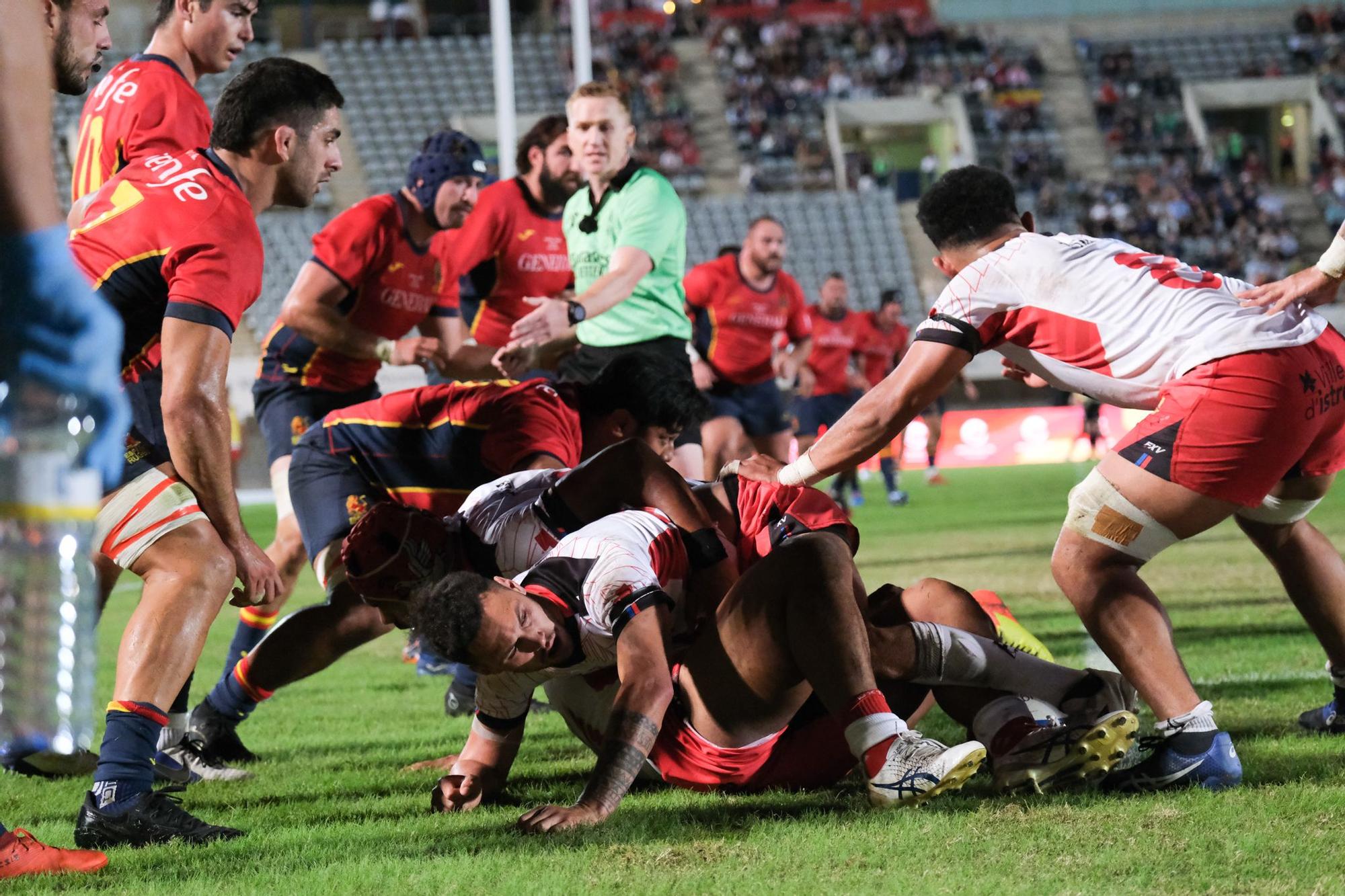 Málaga disfruta del España - Tonga de rugby