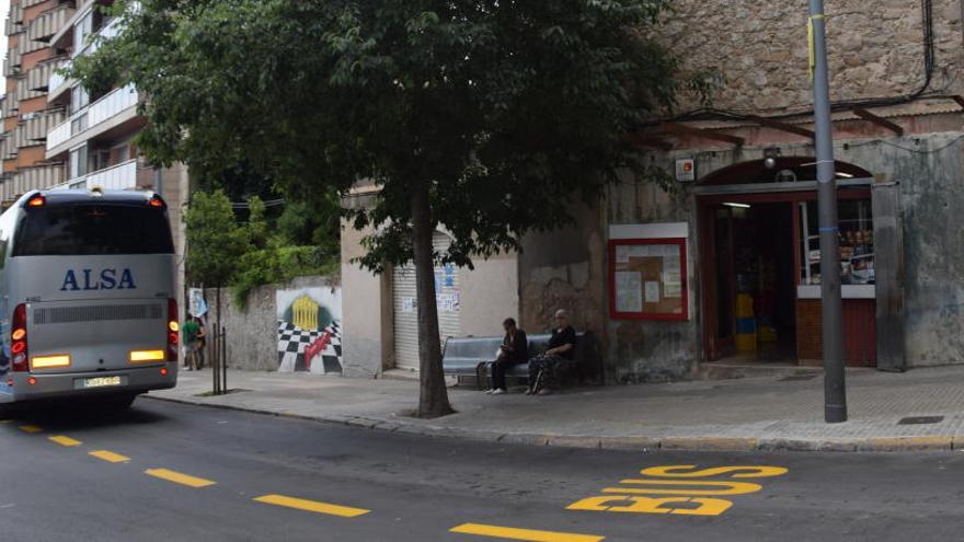 Parada dels autobusos de Berga