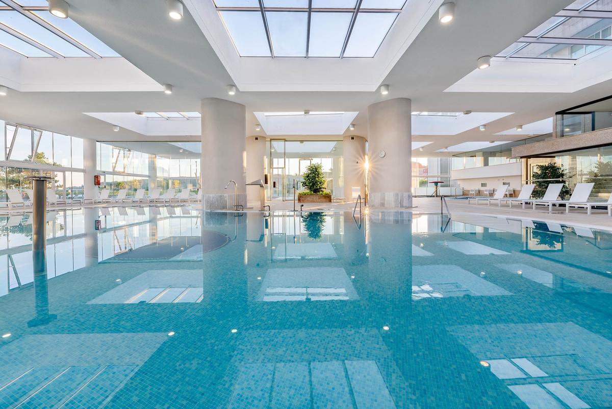 Imagen del interior del Balneario Isla de La Toja