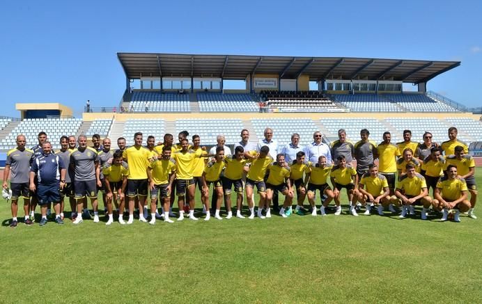 Primer entrenamiento de la UD Las Palmas