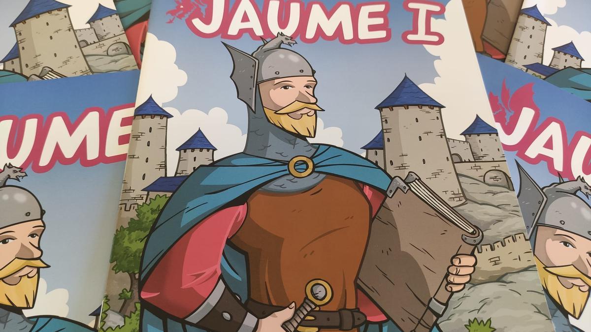 Burjassot reparte cómics sobre Jaume I en los centros escolares.