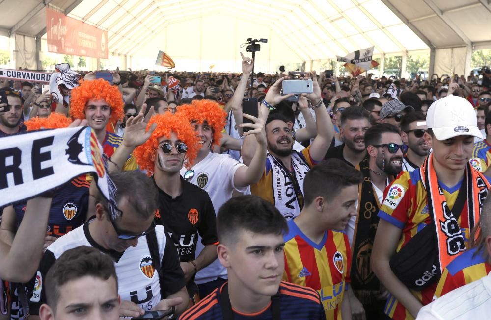 Fan Zone del Valencia CF en Sevilla