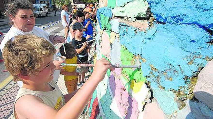 Los niños pintan mucho en Barros