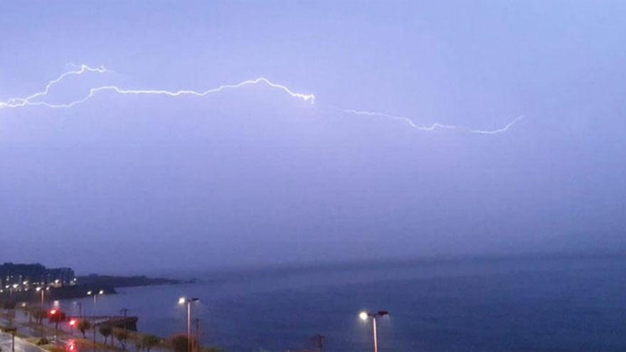 Tormenta en A Coruña