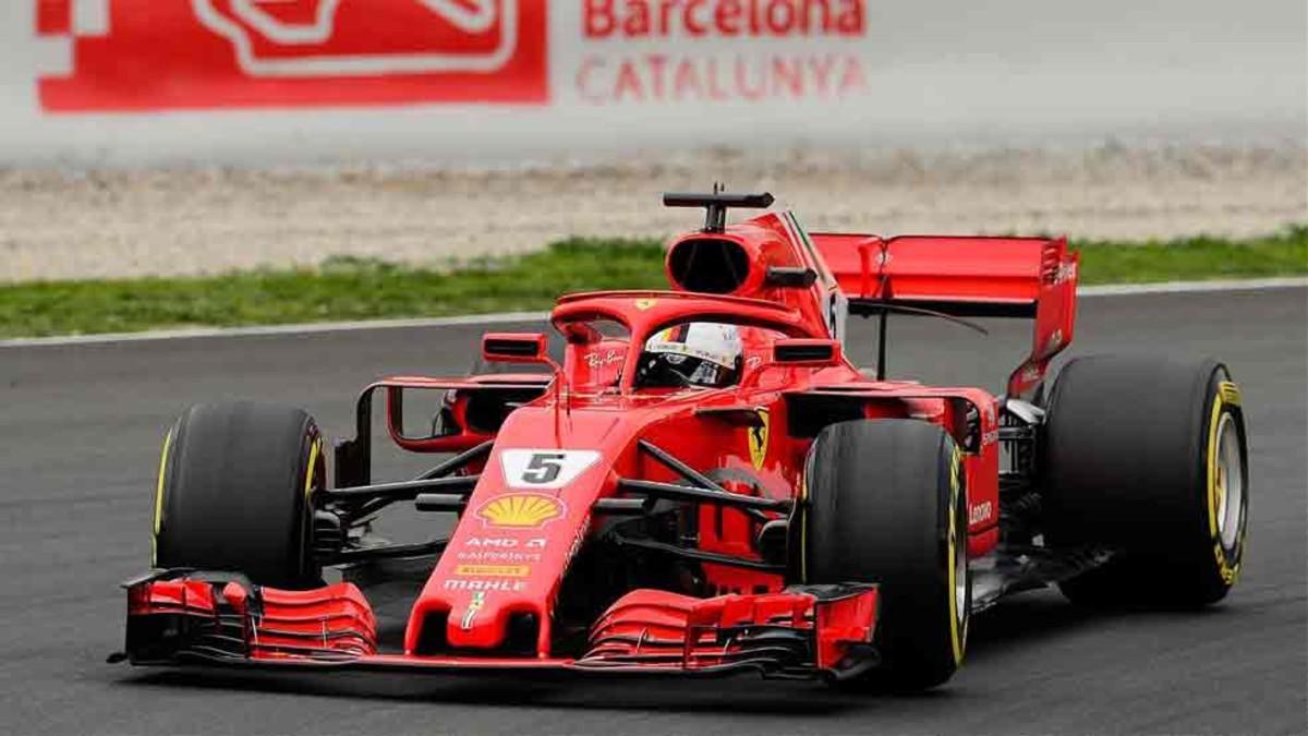 Sebastian Vettel marcó el récord del Circuit de Barcelona - Catalunya