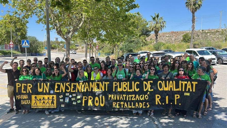La comunidad educativa convoca una manifestación comarcal en