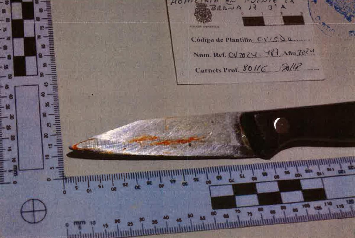 El cuchillo del crimen