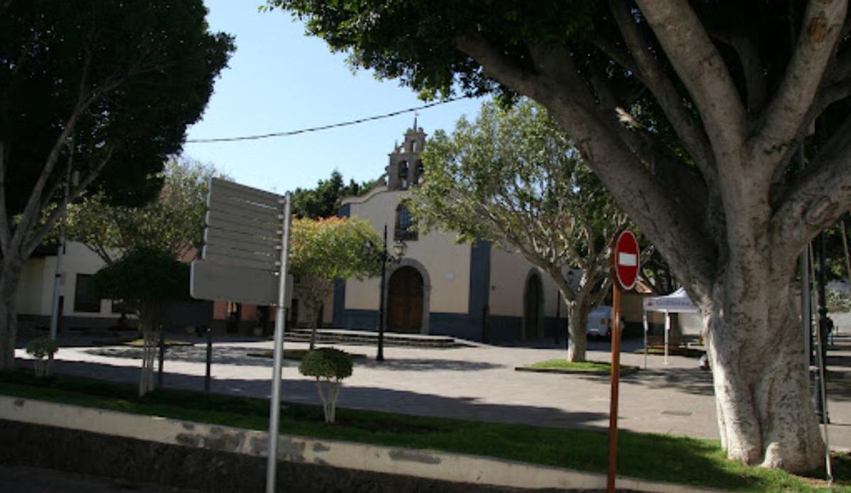 Plaza del Cristo de la Salud de Arona.