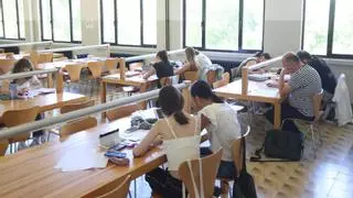 Así afrontan los estudiantes de A Coruña los exámenes para ser universitarios